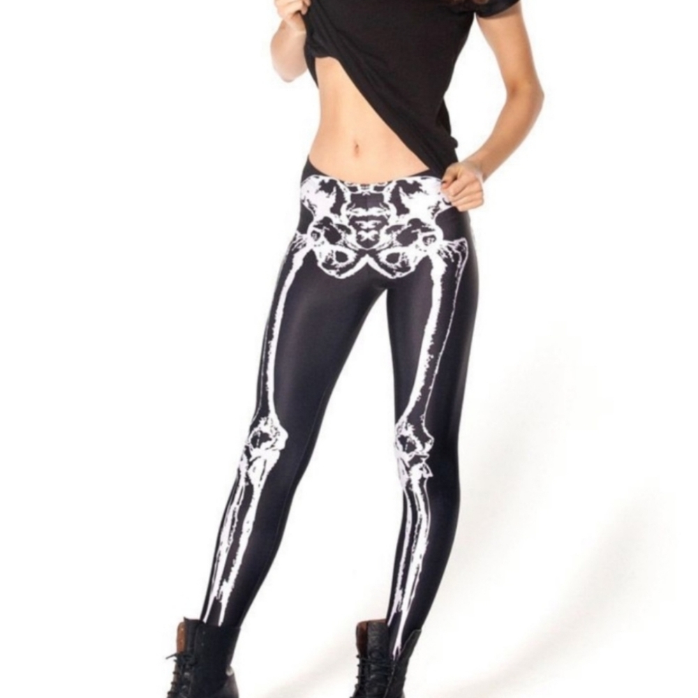 Blackmilk Leg Bones Leggings Size Small